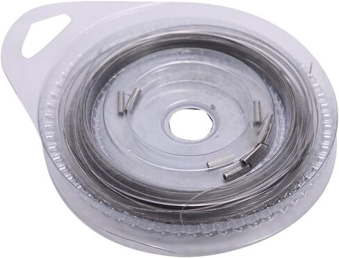 10mLeader, 7 Strands Steel Fishing Steel Wire Great for Big Mouth Fish, Available in 5 Pulling Types (40 lbs) in Saudi Arabia