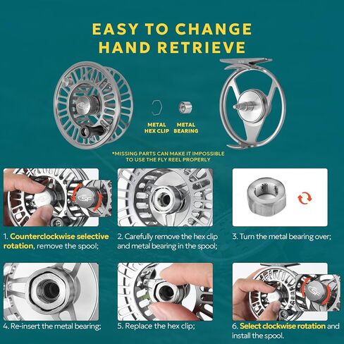 SF SF-003 Pro Fly Fishing Reel for Freshwater,CNC Precision Machining Process,Mid Arbor Design,Smooth Drag System,Lightweight Aluminum Body in Saudi Arabia