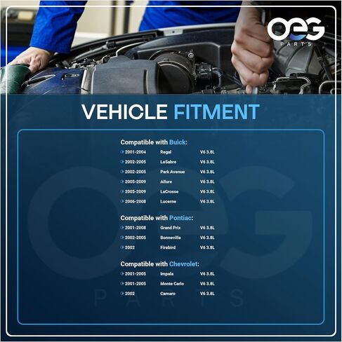 أجزاء OEG الجديدة متوافقة مع Buick Lesabre Park Avenue Regal Lacrosse Allure Lucerne 3.8L V6 10465525 12563718 9000872 323-1437 336-1915A 336-1924 336-1924A، SDR0046، 41012175، 41012175ر in Saudi Arabia
