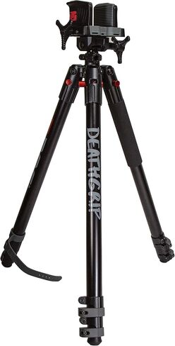 BOG DeathGrip Aluminum Tripod with Durable Frame, Lightweight, Stable Design, Bubble Level, Adjustable Legs, Shooting Rest, and Hands-Free Operation for Hunting, Shooting, and Outdoors in Saudi Arabia