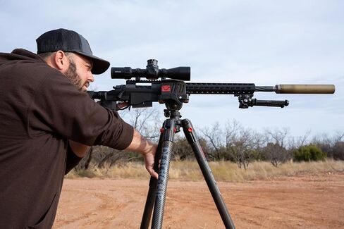 BOG DeathGrip Aluminum Tripod with Durable Frame, Lightweight, Stable Design, Bubble Level, Adjustable Legs, Shooting Rest, and Hands-Free Operation for Hunting, Shooting, and Outdoors in Saudi Arabia