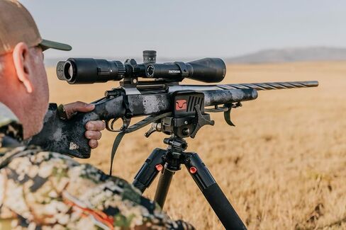 BOG DeathGrip Aluminum Tripod with Durable Frame, Lightweight, Stable Design, Bubble Level, Adjustable Legs, Shooting Rest, and Hands-Free Operation for Hunting, Shooting, and Outdoors in Saudi Arabia