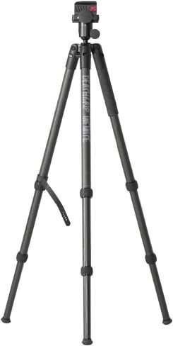 BOG DeathGrip Aluminum Tripod with Durable Frame, Lightweight, Stable Design, Bubble Level, Adjustable Legs, Shooting Rest, and Hands-Free Operation for Hunting, Shooting, and Outdoors in Kuwait