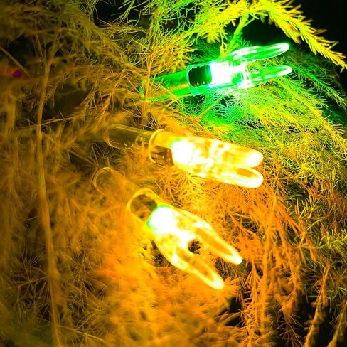 6PCS X Nocks مضاءة للسهام مع .204 .233 .244 .246 القطر الداخلي مع البطانات H، S، GT أعمدة أسهم LED عالية الوضوح، مفتاح تشغيل/إيقاف متضمن in Kuwait