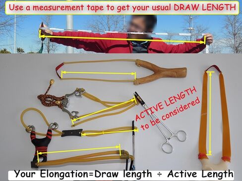 GM&BW 4 or 9 Slingshot Replacement Band,Heavy Duty Wrist Rocket Elastic Rubber Bands, Compatible with Catapult Trumark,Daisy,Barnett,Marksman,Crosman;Suitable Insert-Yoke-into-Tube Hunting Resortera in Kuwait