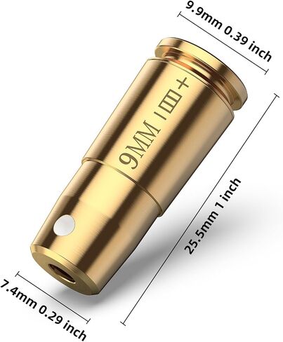 جهاز رؤية ليزر EZshoot Bore Sight 9 مم/223 5.56 مم/243 308/12 مقياس ليزر أحمر مع علبة صفيح محمولة وبطاريات إضافية in Kuwait