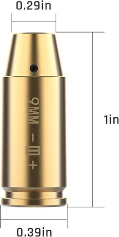Feyachi Bore Sight 9MM / 223 5.56 / 12GA ريد دوت ليزر Zeroing Bore Sighter مسدس ليزر Boresighter مع 3 مجموعات in Kuwait
