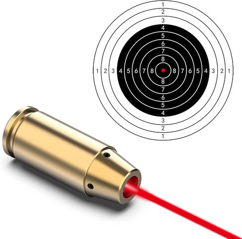 Feyachi Bore Sight 9MM / 223 5.56 / 12GA ريد دوت ليزر Zeroing Bore Sighter مسدس ليزر Boresighter مع 3 مجموعات in Kuwait