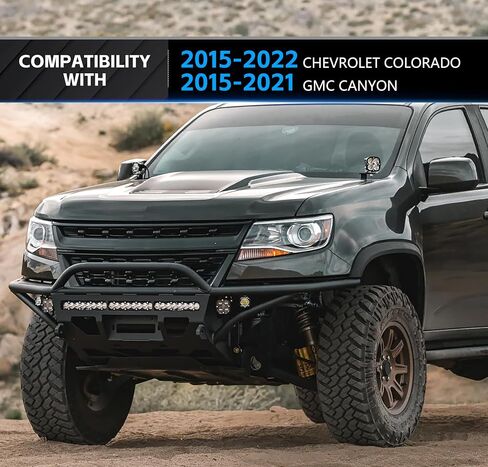 Ditch Light Brackets Hode Hinges Mount Bracket متوافقة مع 2010-2023 Toyota 4Runner لأعمال الإضاءة LED LED على الطرق الوعرة (2pcs ، أسود) in Kuwait