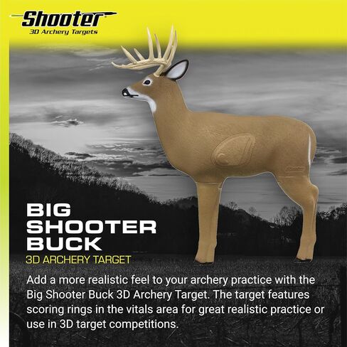 هدف الرماية Big Shooter Buck ثلاثي الأبعاد مع قلب داخلي قابل للاستبدال in Kuwait