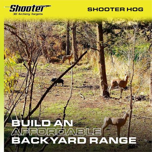 هدف الرماية ثلاثي الأبعاد من Shooter Field Logic، أسود، مقاس واحد in Kuwait
