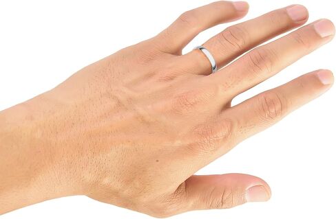 Men’s or Women's 10K or 14K Rose, White or Yellow Gold 3MM Classic Plain Simple Wedding Band by Brilliant Expressions in Kuwait