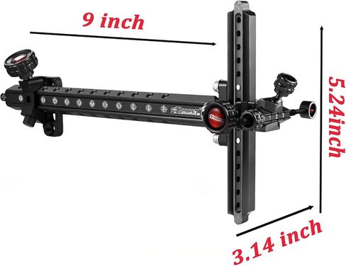 قوس منحني للرماية، ملحقات SOOHUPET على شكل حرف T للرماية، رؤية هدف قابلة للتعديل مع رؤية دبوس من الألياف الضوئية لممارسة الهدف in Kuwait