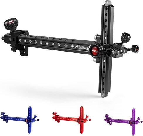 قوس منحني للرماية، ملحقات SOOHUPET على شكل حرف T للرماية، رؤية هدف قابلة للتعديل مع رؤية دبوس من الألياف الضوئية لممارسة الهدف in Kuwait