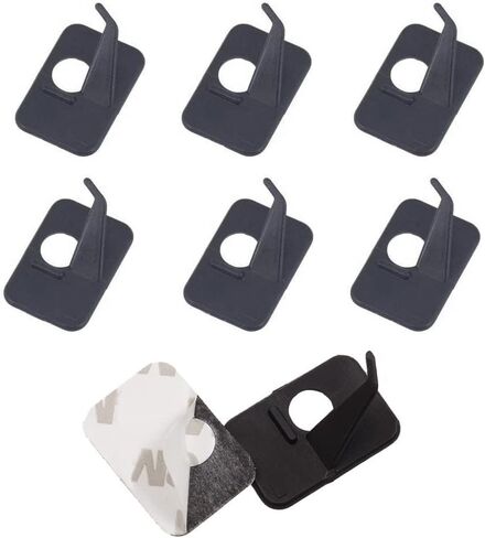6pcs Plastic Arrow Rest Black Recurve Bow Arrow Rest Adhesive Back Hunting Shooting Targeting Accessory for Right or Left Hand in Saudi Arabia