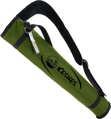 KESHES Archery Back Arrow Quiver Holder - Adjustable Quiver for Arrows with Shoulder Strap and Belt Clip - Ideal for Bow Hunting & Target Practice for Youth & Adults in Saudi Arabia