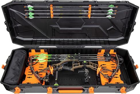 Flambeau Outdoors Formula Bow Case - Features A.B.S. Foamless Bow Security System, Free-Floats Critical Precision Components, Fits 43" Overall Length Bows, Black in Saudi Arabia