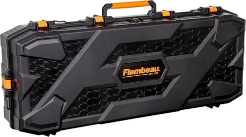Flambeau Outdoors Formula Bow Case - Features A.B.S. Foamless Bow Security System, Free-Floats Critical Precision Components, Fits 43" Overall Length Bows, Black in Saudi Arabia