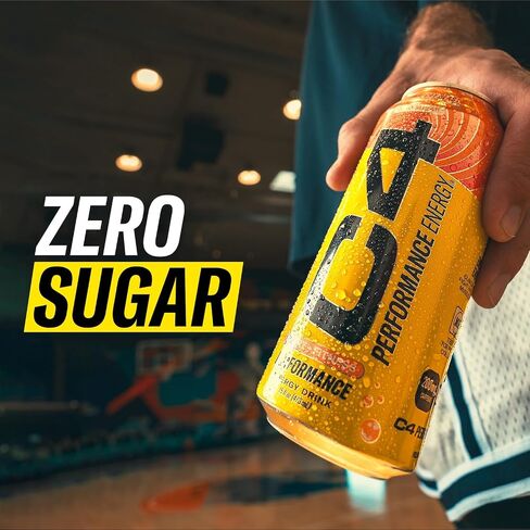 C4 Energy Drink 12oz (Pack of 12) - Frozen Bombsicle - Sugar Free Pre Workout Performance Drink with No Artificial Colors or Dyes in Saudi Arabia