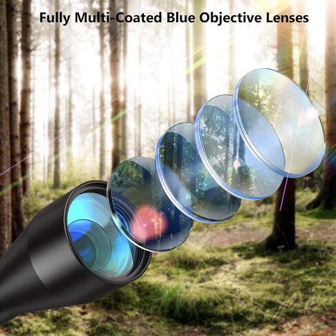 CVLIFE 3-9x40 Optics R4 نطاق التقاطع الشبكي مع حوامل النطاق in Kuwait