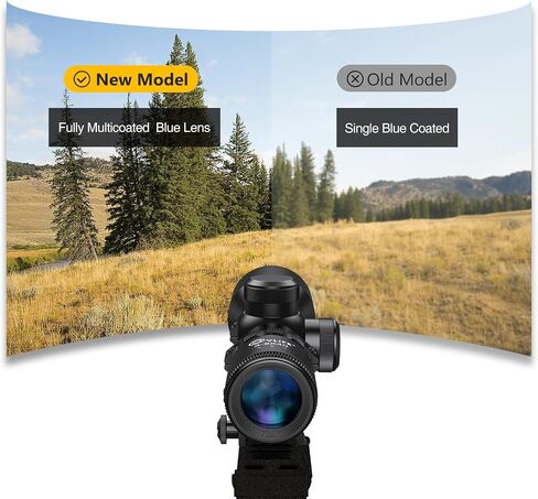 CVLIFE 3-9x40 Optics R4 نطاق التقاطع الشبكي مع حوامل النطاق in Kuwait