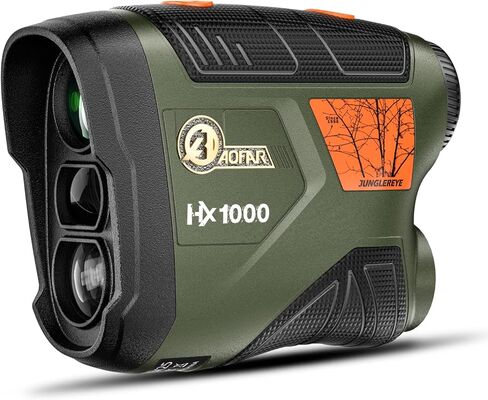 جهاز تحديد المدى AOFAR HX1000 للصيد والرماية، 1000 ياردة بزاوية ومسافة أفقية، جهاز تحديد المدى للبندقية. المدى والمسح الضوئي ووضع السرعة للصياد. ضد للماء in Kuwait