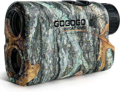 Gogogo Sport Vpro GS03 جهاز تحديد المدى بالليزر للجولف/الصيد، جهاز تحديد المدى بالليزر 1000/1200 ياردة مع تكبير 6X رؤية فائقة الوضوح، خفيف الوزن، منحدر، باحث عن الدبوس وقفل العلم والاهتزاز in Kuwait