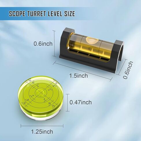 Professional Magnetic Scope Leveling Kit Scope Bubble Level Tool Scope Mounting Kit, 3 Pieces (Brown) in Kuwait