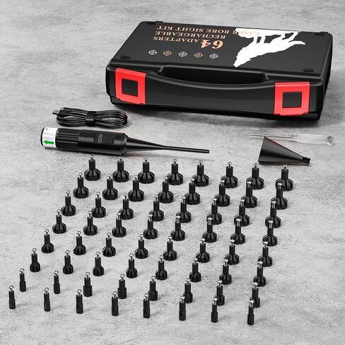 ليزر تجويف البصر القابل لإعادة الشحن عبر USB، 64 محولًا، طقم رؤية ليزر أخضر احترافي، يناسب عيار 0.17 إلى 12 جيجا، دعم قوي لجميع الأسلحة والبنادق والمسدسات in Saudi Arabia