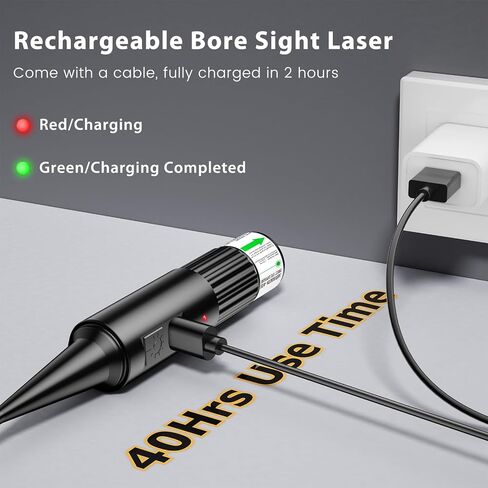ليزر تجويف البصر القابل لإعادة الشحن عبر USB، 64 محولًا، طقم رؤية ليزر أخضر احترافي، يناسب عيار 0.17 إلى 12 جيجا، دعم قوي لجميع الأسلحة والبنادق والمسدسات in Saudi Arabia