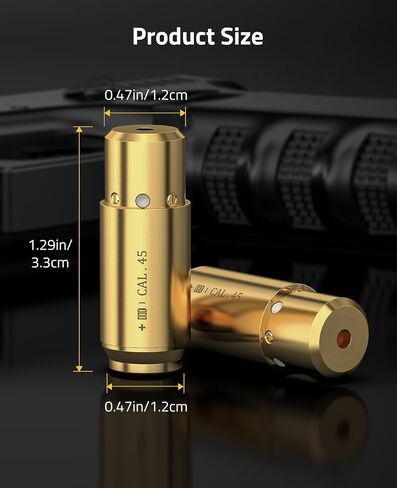 CVLIFE Bore Sight Laser 223 5.56mm/9mm/.243.308/12Gauge/7.62x39mm/.45acp Red Laser Bore Sighter with Batteries in Saudi Arabia