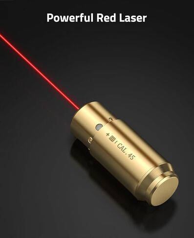 CVLIFE Bore Sight Laser 223 5.56mm/9mm/.243.308/12Gauge/7.62x39mm/.45acp Red Laser Bore Sighter with Batteries in Saudi Arabia