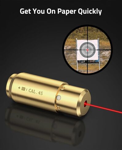 CVLIFE Bore Sight Laser 223 5.56mm/9mm/.243.308/12Gauge/7.62x39mm/.45acp Red Laser Bore Sighter with Batteries in Saudi Arabia