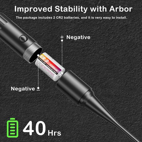 Bore Sight Laser, Professional Red Laser Bore Sight Kit with 32 Adapters, Fit 0.17 to 12GA Calibers, Multiple Caliber Red Bright Laser Bore Sighter Powerful Support for All Gun, Rifle, Pistol in Saudi Arabia