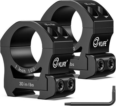 CVLIFE Precision Scope Rings Mount - Compatible with Picatinny Rails and More - 2 Pieces in Saudi Arabia