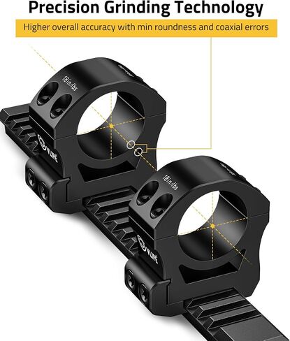CVLIFE Precision Scope Rings Mount - Compatible with Picatinny Rails and More - 2 Pieces in Saudi Arabia