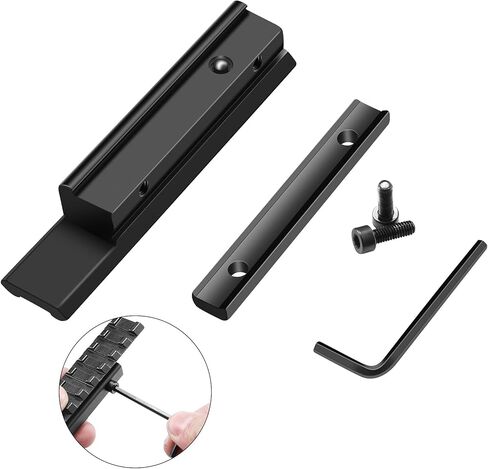 تتوافق مع محول السكك الحديدية Picatinny 11 مم تتوافق مع السكك الحديدية Picatinny 21 مم تحويل جبل - محول السكك الحديدية الناهض نطاق منخفض - قاعدة جبل 3/8 "إلى 7/8" محول in Kuwait