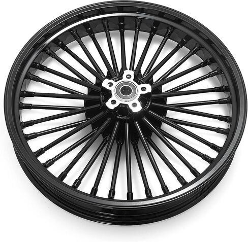 Tofr 18x5.5 حافة العجلات الخلفية 18 بوصة تحدث الدهون مع Harley Softail Deuce 2000-2007 Fat Boy Fatboy Lo Flstf 2007-2017 Softail FXST Custom Fxstc Night Train Springer 2006-2010 Chrome in Saudi Arabia