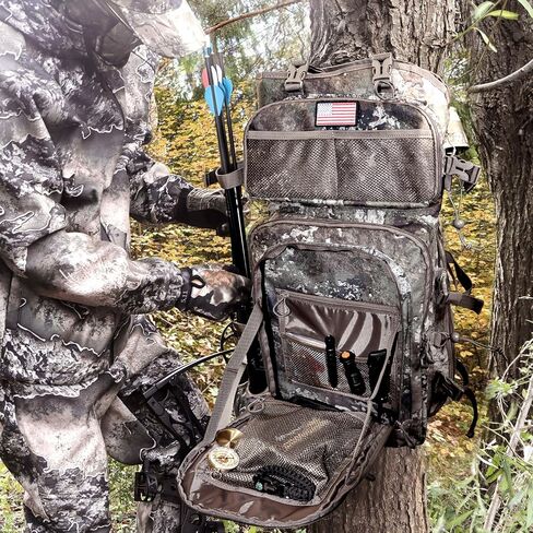 Hunting Backpacks for Men,Saddle Hunting Bag with Bow Holder, Large Compound Bow Hunting Backpack & Duffle Bags in Kuwait