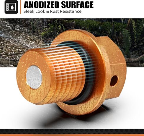 NICECNC Orange M12 x P1.5 Magnetic Drain Plug Compatible with KTM 125-530 SX/SX-F/EXC/EXC-F/EXC-R/XC/XC-W/XC-F 2000-2023 in Saudi Arabia