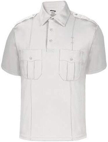 Elbeco Men's Short Sleeve Ufx Uniform Polo Shirt, Midnight Navy in Saudi Arabia