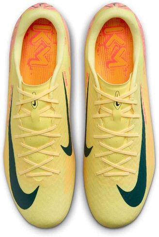 Nike Mercurial Vapor 16 Academy Kylian Mbappé Mg Low-Top Soccer Cleats (FQ8377-800 ، Laser Laser Orange/Armory Navy) 11.5 in Saudi Arabia