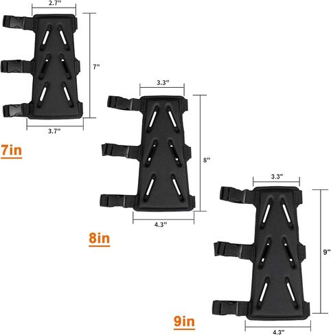 Archery Arm Guard Adjustable Protective 3-Strap Accessory Lightweight Hunting Target Shooting Adult Unisex Arm Guards for Athletic use in Saudi Arabia
