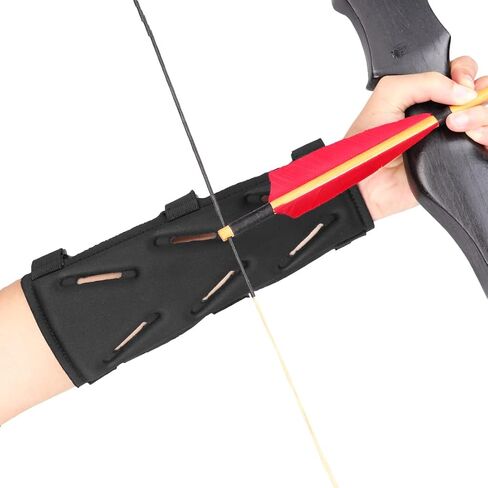 Archery Arm Guard Adjustable Protective 3-Strap Accessory Lightweight Hunting Target Shooting Adult Unisex Arm Guards for Athletic use in Saudi Arabia