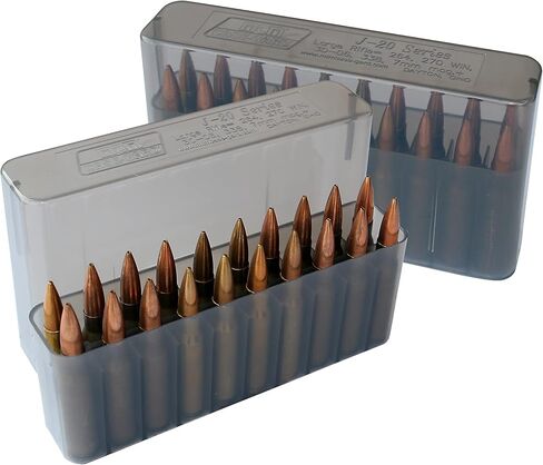 MTM J-20-L صندوق الذخيرة سهل الانزلاق 20 Round 220 Swift 25-06 270 Win 30-06 7mm x 57، صنع في الولايات المتحدة الأمريكية in Kuwait