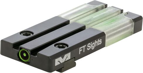 Meprolight Mepro FT Green Bullseye الرؤية الخلفية - رؤية ليلية/نهارية من الألياف الضوئية، مسدس بصري يعمل بالتريتيوم، لا يتطلب بطارية، يناسب معظم الحافظات in Kuwait