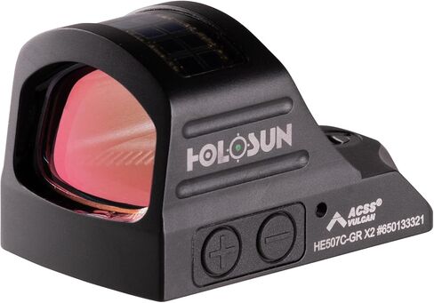 مسدس Holosun HS507C-X2 / HE507C-X2 ذو نقطة رؤية حمراء/أخضر - شبكاني ACSS فولكان in Kuwait