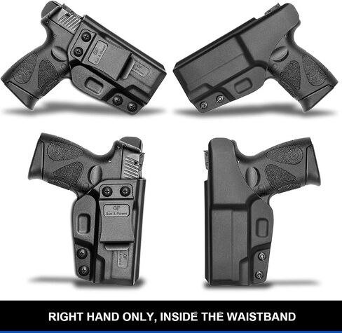 Taurus G2C & G3C Polymer IWB Holster Concealed Carry | Adj. Cant & Retention | Inside Waistband | Compatible with Taurus G3C/ G2C/ G2S/ PT111/ PT140 in Saudi Arabia
