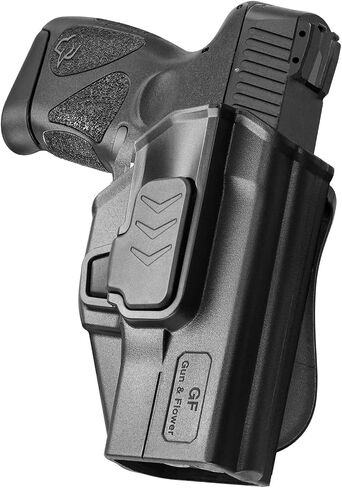Taurus G2C G3C Holster, OWB Holster Fits 9mm/.40 Cal Taurus G2C/G3C/G2S, Taurus Millennium G2 PT111/PT140, Outside Waistband Carry, Level II Retention Locking System, 360° Adjustable, Right/Left Hand in Saudi Arabia