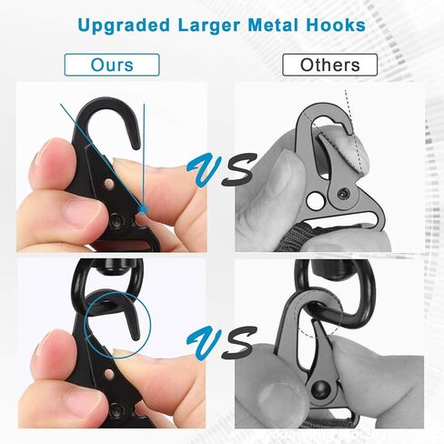 Bengor Two Point Traditional Sling with Attachments Mounts, Adjustable Extra Long Rifle Sling for Rifle with 2 Pack 1.25" QD Swivel Mounts for M-Rail in Kuwait